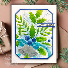 Creative Expressions 3D Embossing Folder Companion Colouring Stencil - Jingle Bells