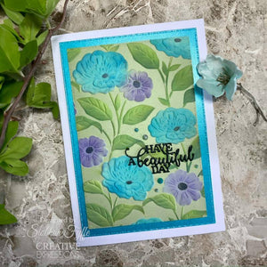 Creative Expressions 5 x 7 3D Embossing Folder - Bold Blooms