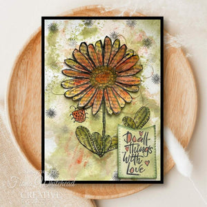 Woodware Clear Magic Single - Petal Doodles With Love