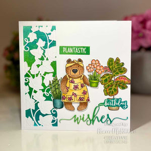 Creative Expressions Jane's Doodles A5 Clear Stamp Set - Plant Nursery