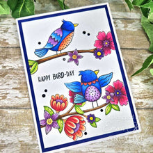 Creative Expressions Jane's Doodles A5 Clear Stamp Set - Birdsong Blooms