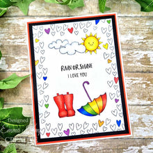 Creative Expressions Jane's Doodles A6 Clear Stamp Set - Rain Or Shine