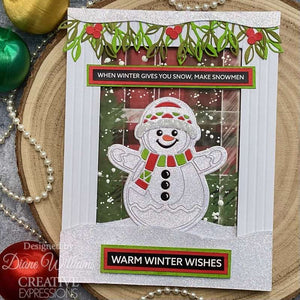 Creative Expressions Paper Cuts Festive Collection - Snowman