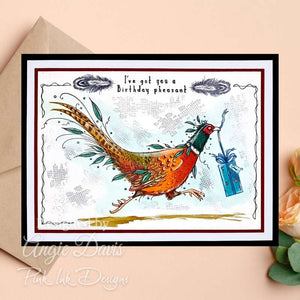 Pink Ink Designs A5 Clear Stamp Set - Wings Series : Johnny Dash