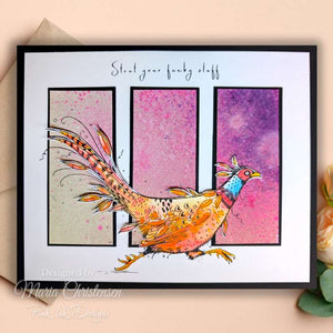 Pink Ink Designs A5 Clear Stamp Set - Wings Series : Johnny Dash