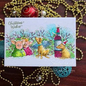 Pink Ink Designs A5 Clear Stamp Set - Christmas Series : The North Mole