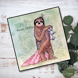 Pink Ink Designs A5 Clear Stamp Set - Fauna Series : Serial Chiller