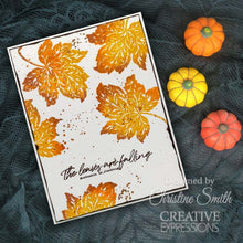 Creative Expressions Taylor Made Journals A5 Clear Stamp Set - Falling Leaves