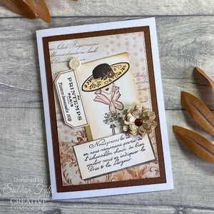 Creative Expressions Taylor Made Journals A5 Clear Stamp Set - Hotel de la Poste