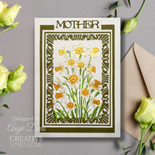Creative Expressions A6 Rubber Stamp - Daffodil Tapestry