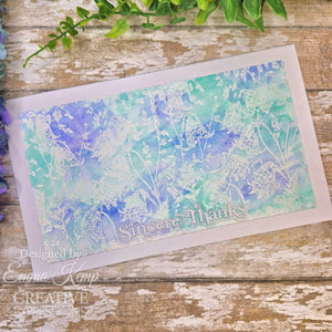 Creative Expressions A6 Rubber Stamp - Dreamy Harebells