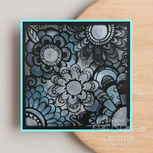 Creative Expressions Designs by Dora 6 x 6 Stencil - Flower