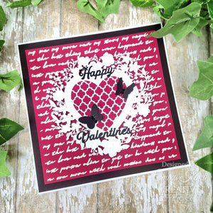 Creative Expressions Jamie Rodgers Everlasting Love Collection - Lattice Heart Blossoms
