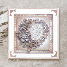 Creative Expressions Jamie Rodgers Everlasting Love Collection - Lattice Heart Blossoms