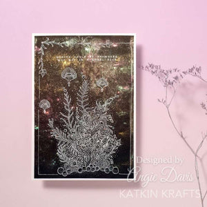 Katkin Krafts A5 Clear Stamp Set - Coral Waters