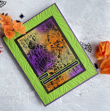 Creative Expressions Rubber Stamp - Web of Shadows