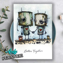 Creative Expressions Andy Skinner Rubber Stamp Set - Botology Better Together