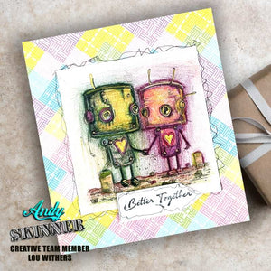 Creative Expressions Andy Skinner Rubber Stamp Set - Botology Better Together