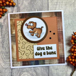 Creative Expressions Designer Boutique A5 Clear Stamp Set - Canine Capers