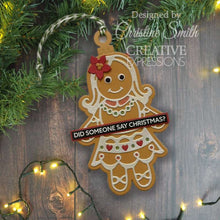 Creative Expressions Paper Cuts Festive Collection - Gingerbread Girl