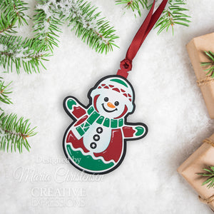 Creative Expressions Paper Cuts Festive Collection - Snowman