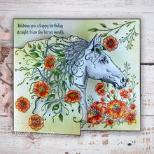 Pink Ink Designs A5 Clear Stamp Set - Fauna Series : Mane Attraction