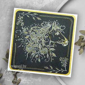 Pink Ink Designs A5 Clear Stamp Set - Fauna Series : Mane Attraction