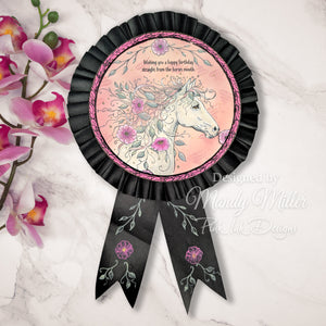 Pink Ink Designs A5 Clear Stamp Set - Fauna Series : Mane Attraction