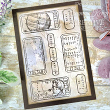 Creative Expressions Sam Poole A6 Clear Stamp Set - Cosmo Tickets