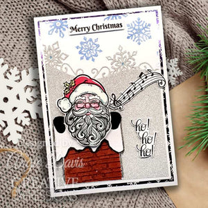 Creative Expressions Sue Wilson A5 Clear Stamp Set - Santa