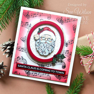 Creative Expressions Sue Wilson A5 Clear Stamp Set - Santa