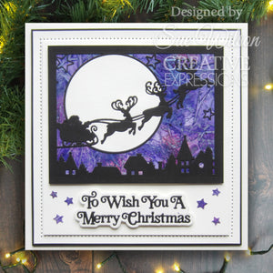 Dies by Sue Wilson Festive Collection - Moonlight Sleigh Cover Plate