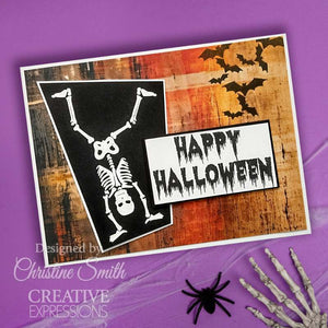 Creative Expressions Taylor Made Journals A5 Clear Stamp Set - Trick Or Treat