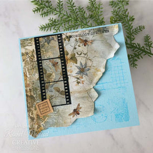 Creative Expressions Tracie Fox Creative A6 Clear Stamp - Passport Background