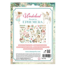 Stamperia Wonderland - Ephemera