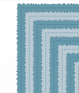 Jamie Rodgers Crafts Mats & Layers Collection - Deckle Edge & Stitched Squares