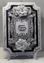 Phill Martin Sentimentally Yours A6 Clear Stamp - Accessory Collection : Beaded Flourish Layered Ovals