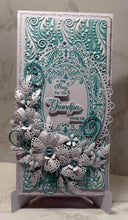 Phill Martin Sentimentally Yours A6 Clear Stamp - Accessory Collection : Beaded Flourish Layered Ovals