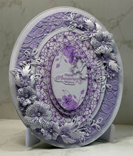 Phill Martin Sentimentally Yours A6 Clear Stamp - Accessory Collection : Floral Bouquet Layered Ovals