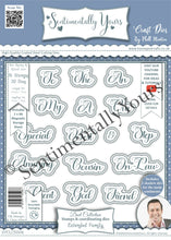 Phill Martin Sentimentally Yours Duet Collection : Stamps & Co-ordinating Dies - Extended Family