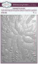 Creative Expressions 5 x 7 3D Embossing Folder - Poinsettia Bliss
