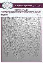 Creative Expressions 5 x 7 3D Embossing Folder - Weeping Willow