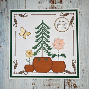 Phill Martin Sentimentally Yours A5 Clear Stamp Set - Frame Maker : Elegant Scrolls