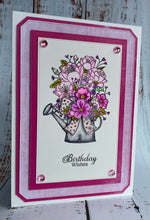 Phill Martin Sentimentally Yours A5 Clear Stamp Set - Enchanted Blooms Wonderful Watering Cans