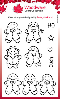 Woodware Clear Magic Single - Tiny Gingerbread Men
