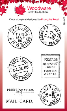 Woodware Clear Magic Single - Extra Postmarks