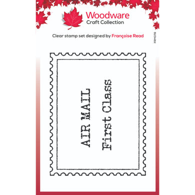 Woodware Clear Magic Single - Empty Postage Stamp