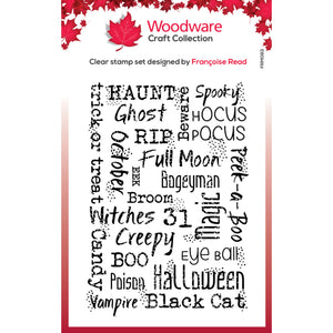 Woodware Clear Magic Single - Mini Halloween Background