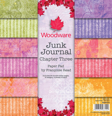 Woodware Francoise Read Junk Journal Chapter Three 8 x 8 Paper Pad