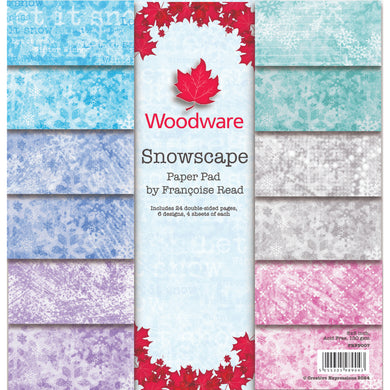 Woodware Francoise Read Snowscape 8 x 8 Paper Pad